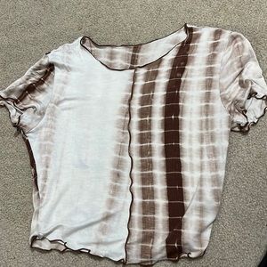 SHEIN patterned crop top